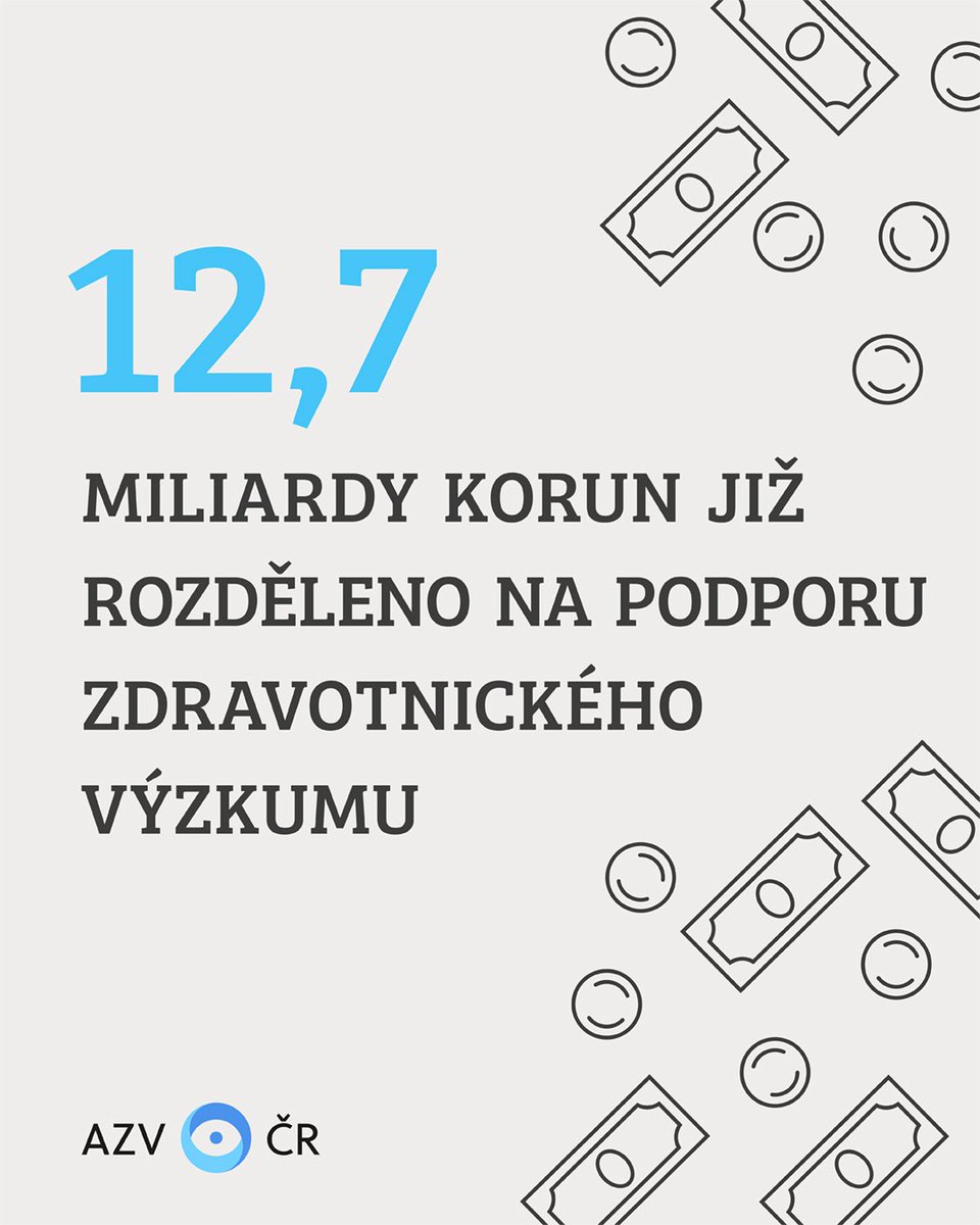 Za 11 let fungování AZV jsme rozdělili téměř 13 miliard korun na podporu aplikovaného zdravotnického výzkumu!