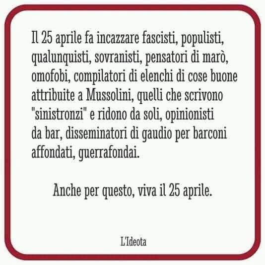 Orgoglioso di essere Anti Fascista