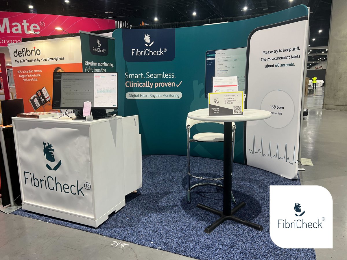 FibriCheck (@fibricheck) on Twitter photo Our team has arrived at #HRS2025 in San Diego, an esteemed event in the field of cardiology! We look forward to discuss how FibriCheck seamlessly integrates into your post-PFA workflow.
Visit our booth (745) and connect with our on-site team. <a href="/HRSonline/">Heart Rhythm Society</a> Our team has arrived at #HRS2025 in San Diego, an esteemed event in the field of cardiology! We look forward to discuss how FibriCheck seamlessly integrates into your post-PFA workflow.
Visit our booth (745) and connect with our on-site team. <a href="/HRSonline/">Heart Rhythm Society</a>
