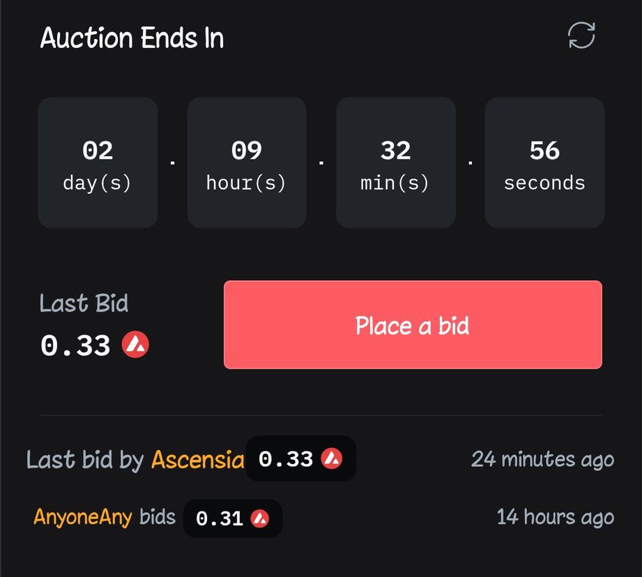boredbearing's tweet photo. Auction update📣

Good Morning Everyone 👋 
Thanks for the offer @AnnyoneAny 🙏🔥
And the highest bid at the moment goes to @Mexa_Ascensia 🔥
Thank you for your support at this time🙏🥰

Auction end time:2 days 9 hours left🙏🔥 https://t.co/SLwUnYnIGy
