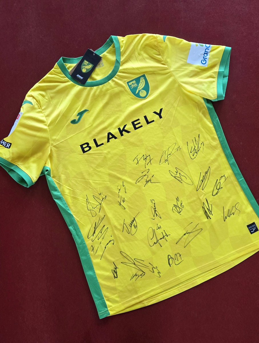 We are thrilled to announce that Norwich City F.C. has generously donated a signed jersey to the auction at the Mayor's Charity Ball, an event in support of Cromer Youth F.C.
This last-minute addition is sure to be a highlight of the evening for many local fans. Thank you, NCFC.