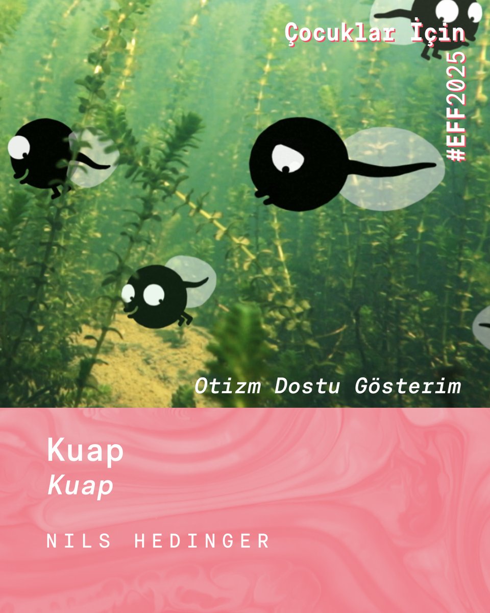 engelsizff's tweet image. A tadpole somehow misses out on becoming a frog and is left behind, alone. But there is much to discover in the pond and spring is sure to come again next year. Director @nilshedinger’s “Kuap”, a touching story about growing up, is in our #ForChildren selection!