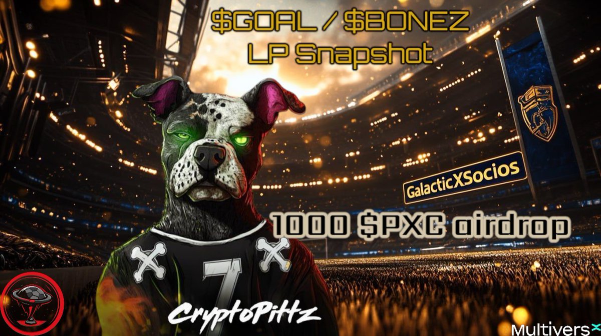 A Special Thank You to Our $GOAL/ $BONEZ LP Holders!

This week, we’ve just airdropped 1,000 $PXC from our <a href="/XperiencePoker/">PokerXperienceClub ᕽ #MultiversX ᕽ #TheInevitables</a> to all our LP holders! 
This is our way of showing appreciation for your continued support and loyalty to the community.

Your commitment strengthens the
