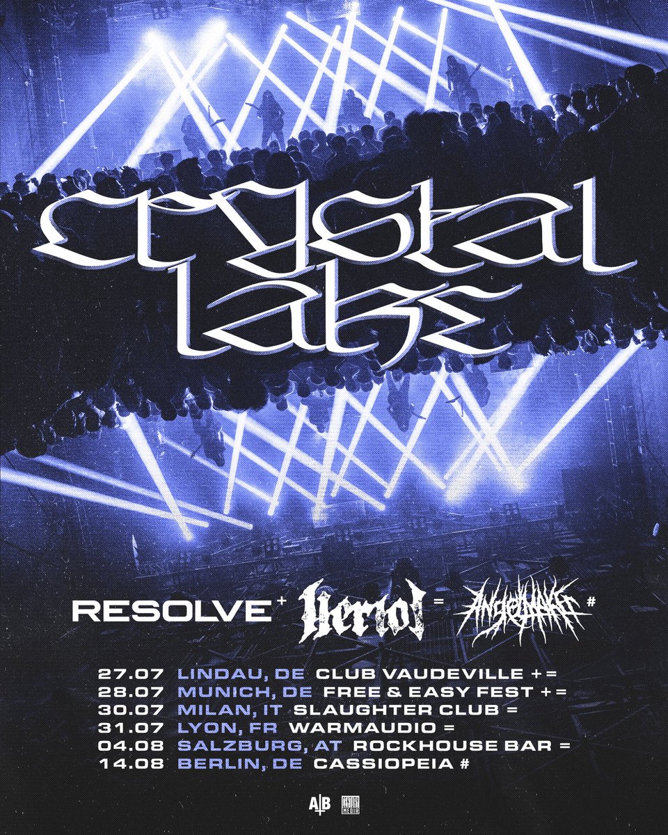 HERIOT (@heriotmetal) on Twitter photo We’re pleased to announce we’ll be joining <a href="/CrystalLake777/">Crystal Lake</a> this summer across Europe
Tickets on sale Monday 28th at 11am CET We’re pleased to announce we’ll be joining <a href="/CrystalLake777/">Crystal Lake</a> this summer across Europe
Tickets on sale Monday 28th at 11am CET