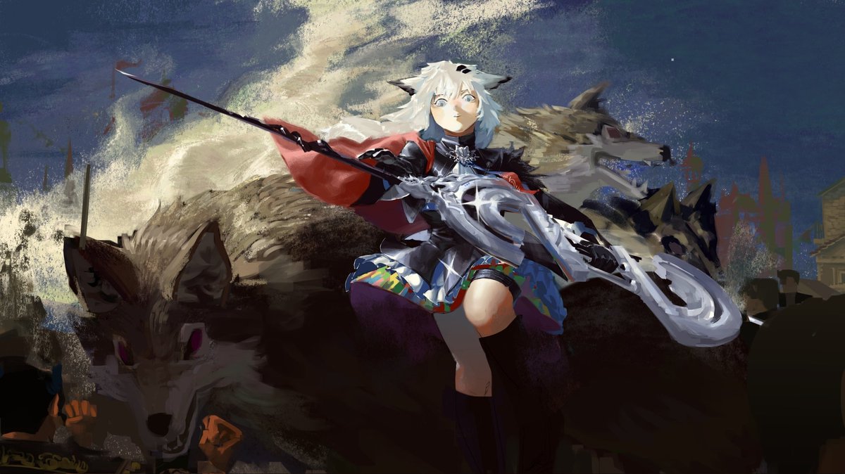 Namsinh04's tweet image. #Arknights Lappland the Decadenza. Managed to finish this on time with global event release!