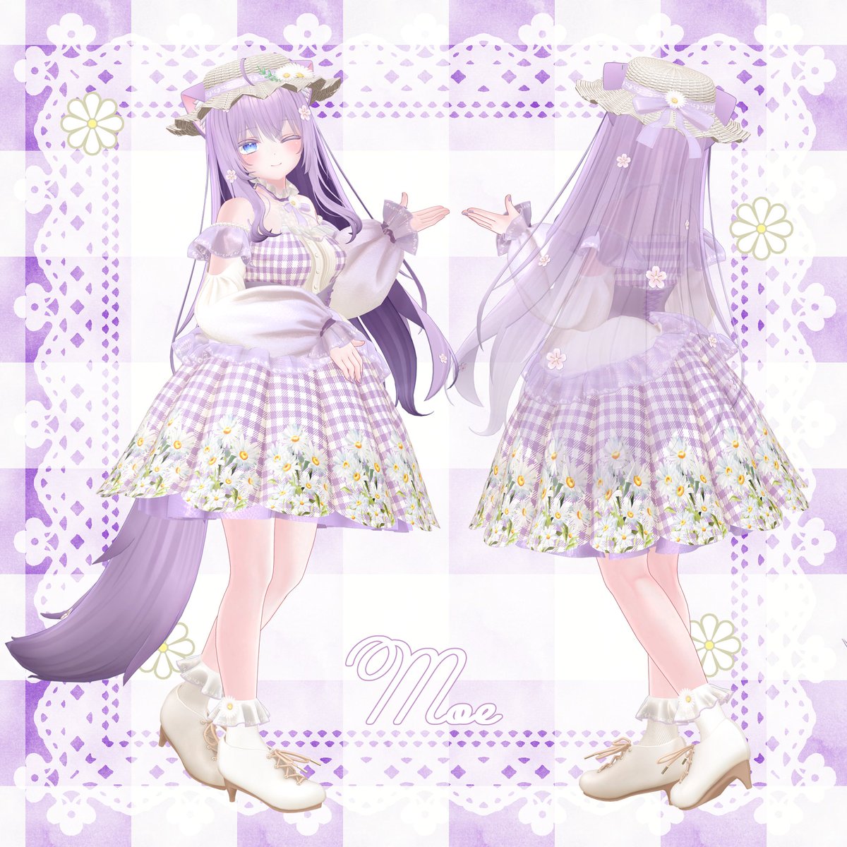 🌼Chamomile Scent🌼
更新のお知らせです!
追加で本日発売のしらつめちゃん、りりかちゃん、萌ちゃんの対応をいたしました！
FULLSETご購入の方はそのままDLすることができます✨

〇マテリアルをV1.2に更新いたしました
(輪郭線ちょっと太くしました)
〇マリシアちゃんの胸部分の修正(V1.2)
#tailshop