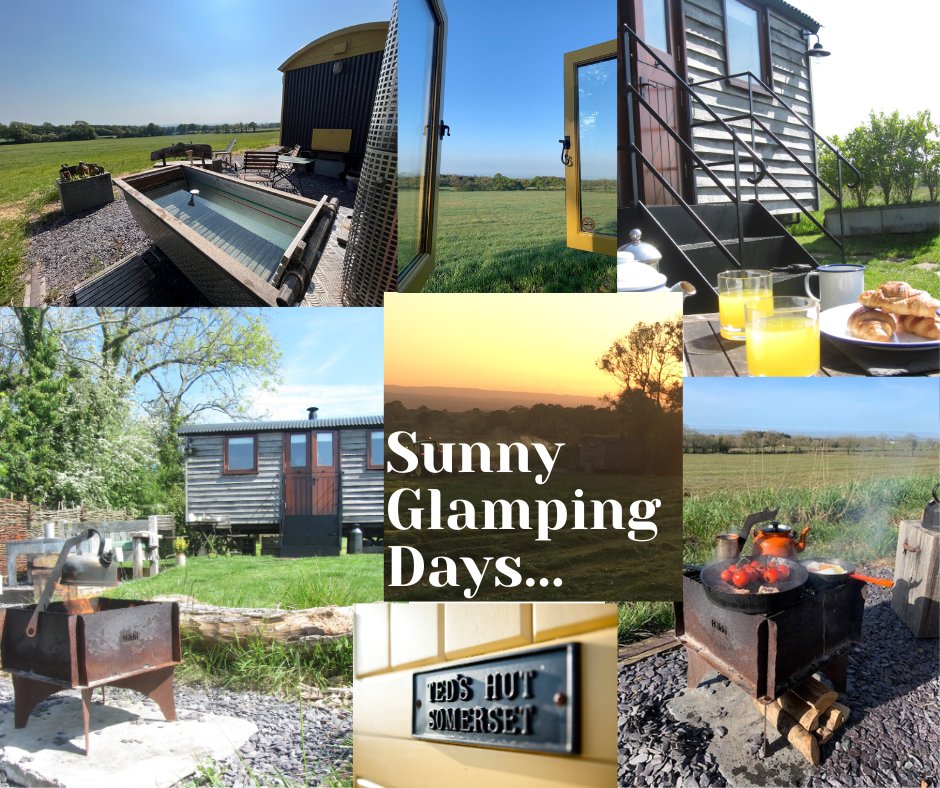 With the weather promising to heat up next week, here's a reminder (if you need one) of glamping in the sunshine. Book your Spring/Summer break now at torviewshepherdshuts.co.uk