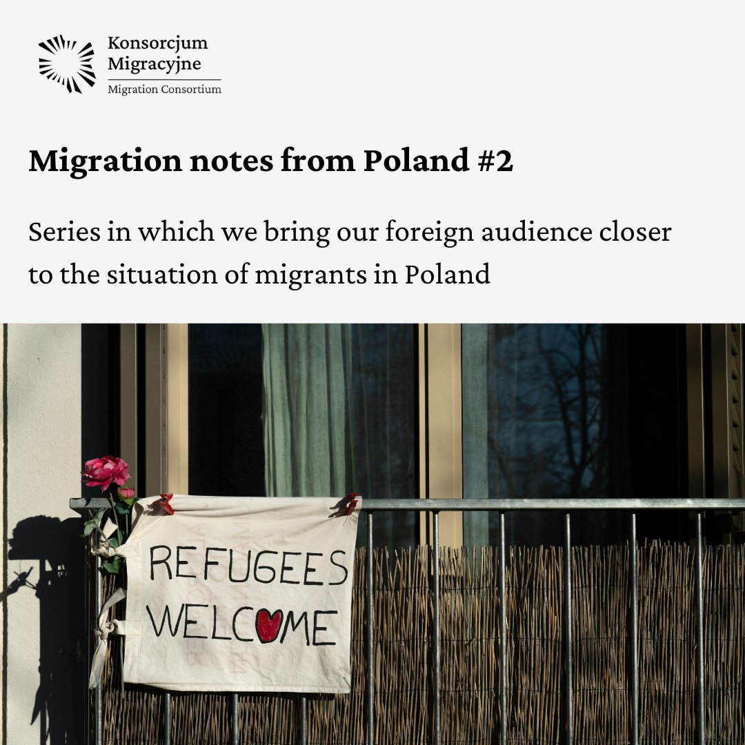 Migration notes from Poland is a series in which we bring our foreign audience closer to the current migration situation in PL. We write about selected events that, in our opinion, influence the public debate and shape the migration reality in PL.

➡️konsorcjum.org.pl/en/migration-n…