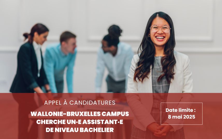 📣 Wallonie-Bruxelles Campus recrute !
Vous êtes diplômé·e bachelier et passionné·e par l’international?
Un poste d’assistant·e vous attend à Bruxelles 🌍
📅 Candidature avant le 8 mai
👉 wbi.be/fr/actualites/…

#Emploi #International #WBC #Enseignement #FWB #Wallonie #Bruxelles