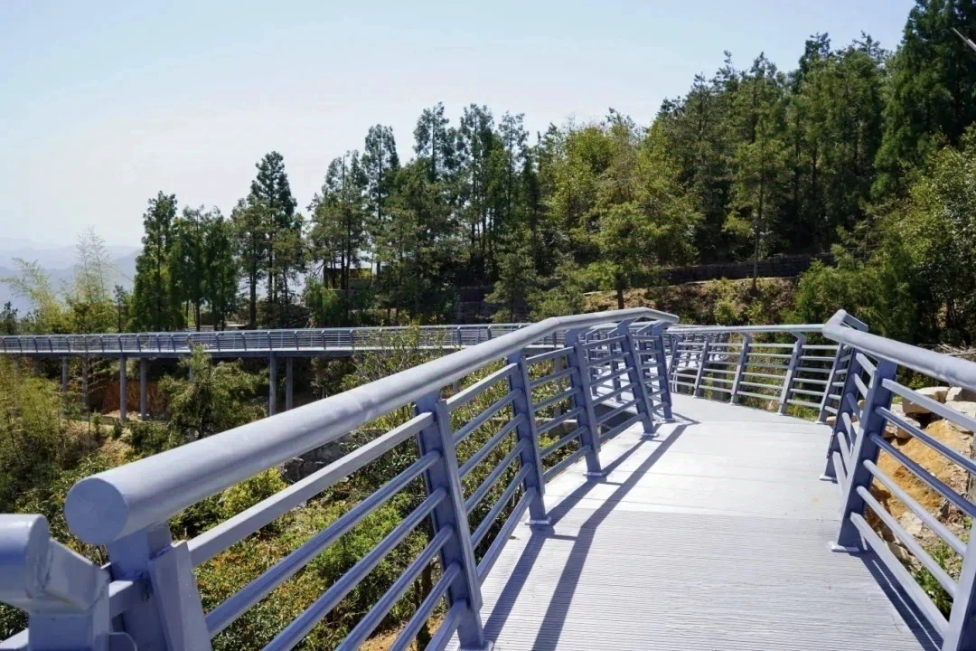 NingdeCity's tweet image. 🌿✨The "Cloud Corridor" at the doorstep! Zhouning county in #Ningde has dedicated 8 million yuan ($1.1 million) to craft a serene #walkway. 🌲Spanning 2.3 kilometers, this forest trail links scenic spots like Yinping Peak and Longtan village, inviting you to relish the joy of