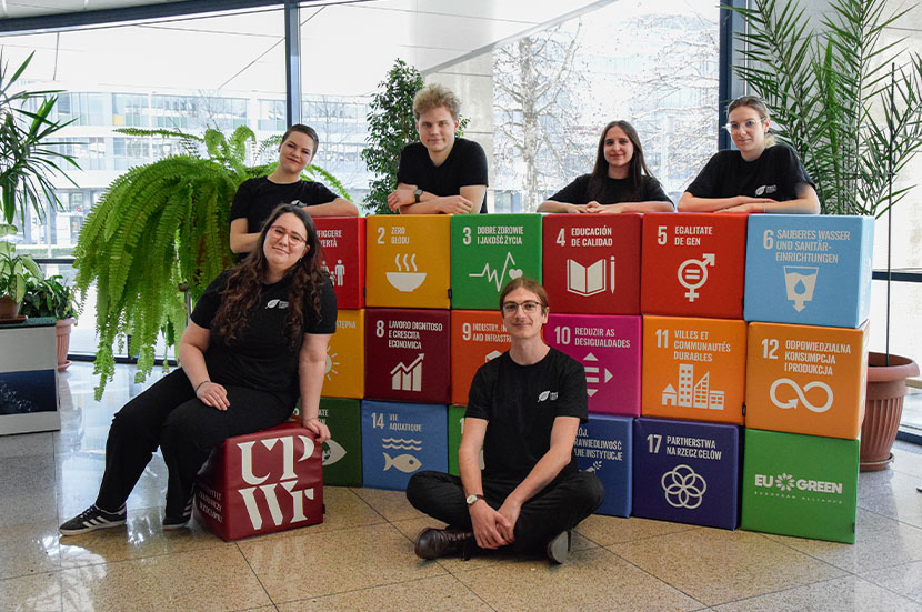 UPWr Creates Inclusive Zone for SDGs &amp; Multilingualism 🌍🗣️

👏 Great initiative by @upwr! The new Inclusive Zone on campus promotes the #SDGs and supports multilingualism through open access, exchange &amp; sustainability.

🔗 Read more: eugreenalliance.eu/upwr-creates-i…