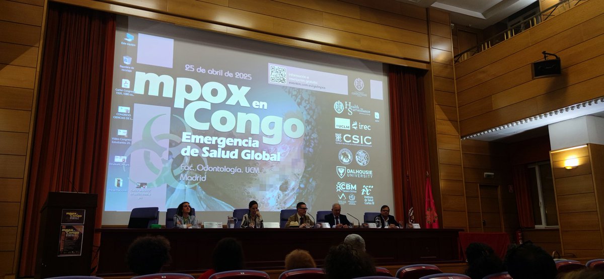 Elena Campos-Sánchez (@elenac_s) on Twitter photo Empezando Jornada sobre Mpox/Viruela del mono en Congo - Emergencia de Salud Global en <a href="/unicomplutense/">Complutense</a> y con participación del <a href="/CBM_CSIC_UAM/">Centro de Biología Molecular Severo Ochoa</a> <a href="/CSICdivulga/">CSIC Divulga</a> <a href="/SaludglobalCSIC/">saludglobalCSIC</a> gracias a Margarita del Val
Actualización de la situación con trabajadores en origen Sociedad-Sanidad-Ciencia Empezando Jornada sobre Mpox/Viruela del mono en Congo - Emergencia de Salud Global en <a href="/unicomplutense/">Complutense</a> y con participación del <a href="/CBM_CSIC_UAM/">Centro de Biología Molecular Severo Ochoa</a> <a href="/CSICdivulga/">CSIC Divulga</a> <a href="/SaludglobalCSIC/">saludglobalCSIC</a> gracias a Margarita del Val
Actualización de la situación con trabajadores en origen Sociedad-Sanidad-Ciencia