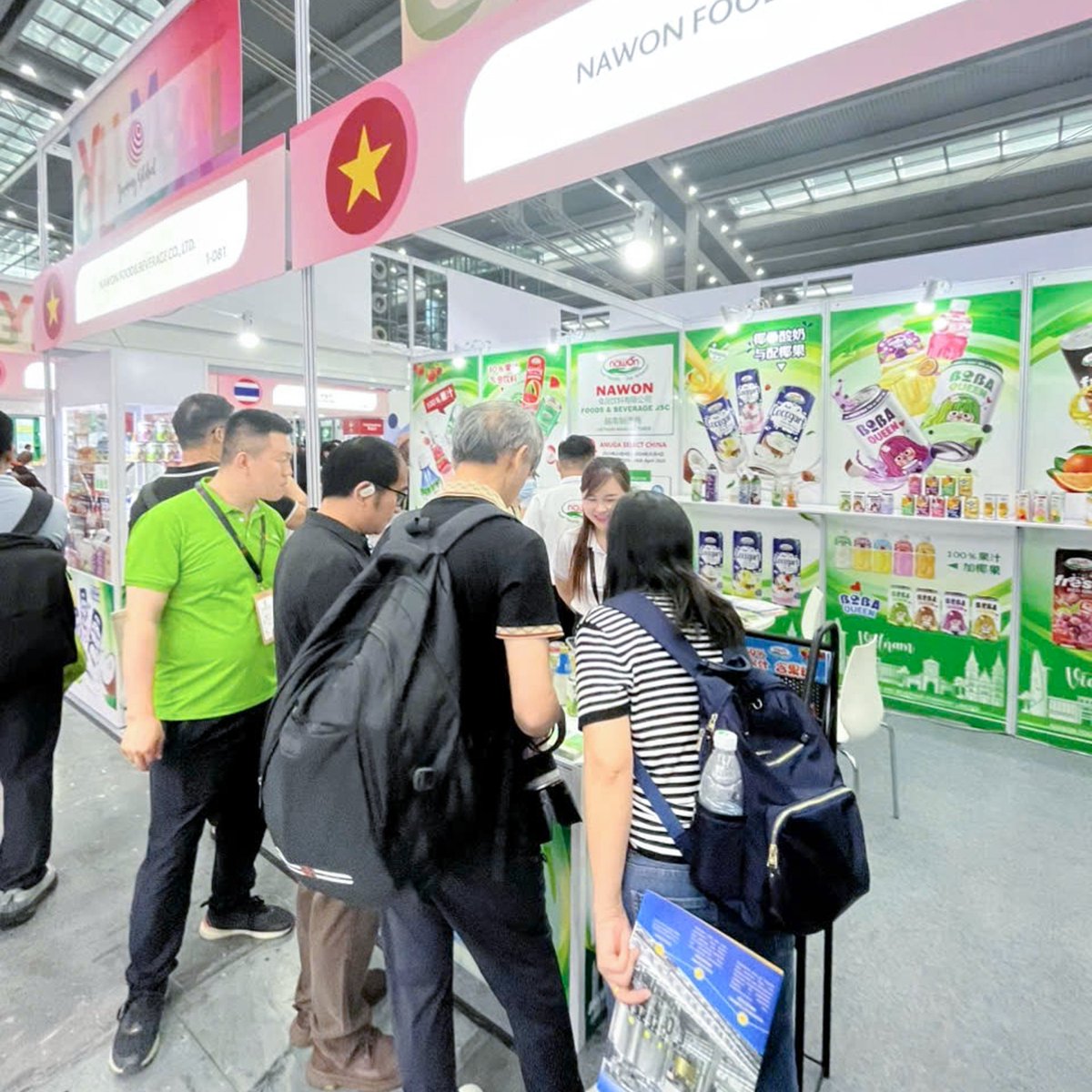 nawonbev's tweet photo. 🔥Day 2 at Anuga Select China 2025 – Bustling and inspiring!💞

Thank you all for visiting and accompanying Nawon!🤝

🚀 The journey is not over yet – come and create breakthrough opportunities with Nawon!

🌐https://t.co/6YFaf75uDb
☎ WhatsApp: +84 97 308 54 99
#Nawon #Vietnam https://t.co/bfkKWS4Eux