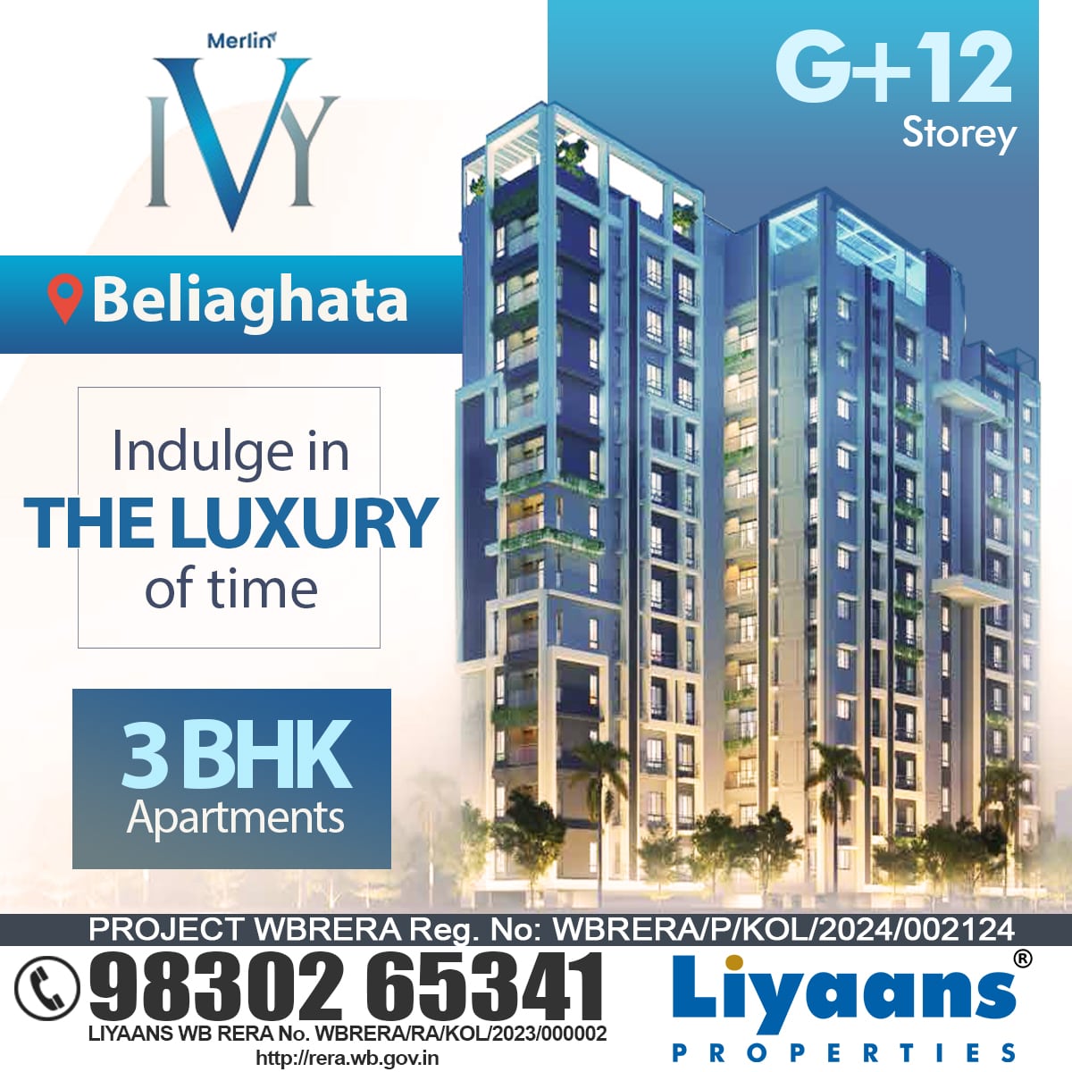 liyaansproperty's tweet photo. Merlin IVY in Beliaghata – a G+12 storey residential tower offering spacious 3 BHK apartments. Designed for those who value comfort and elegance. Call 98302 65341 or visit: https://t.co/AdoJDEDgxY
#MerlinIVY #BeliaghataLiving #LuxuryLifestyle #3BHKKolkata #HighRiseLiving https://t.co/IIP1XLWU3u