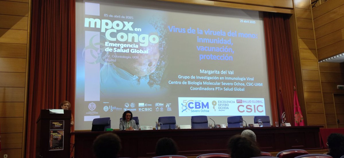 Elena Campos-Sánchez (@elenac_s) on Twitter photo Comenzamos con Inmunidad, vacunación y protección,
De la mano de la Inmunoviróloga Margarita del Val, del <a href="/CBM_CSIC_UAM/">Centro de Biología Molecular Severo Ochoa</a>
Y coordinadora de la Plataforma Salud Global del CSIC
<a href="/SaludglobalCSIC/">saludglobalCSIC</a> Comenzamos con Inmunidad, vacunación y protección,
De la mano de la Inmunoviróloga Margarita del Val, del <a href="/CBM_CSIC_UAM/">Centro de Biología Molecular Severo Ochoa</a>
Y coordinadora de la Plataforma Salud Global del CSIC
<a href="/SaludglobalCSIC/">saludglobalCSIC</a>