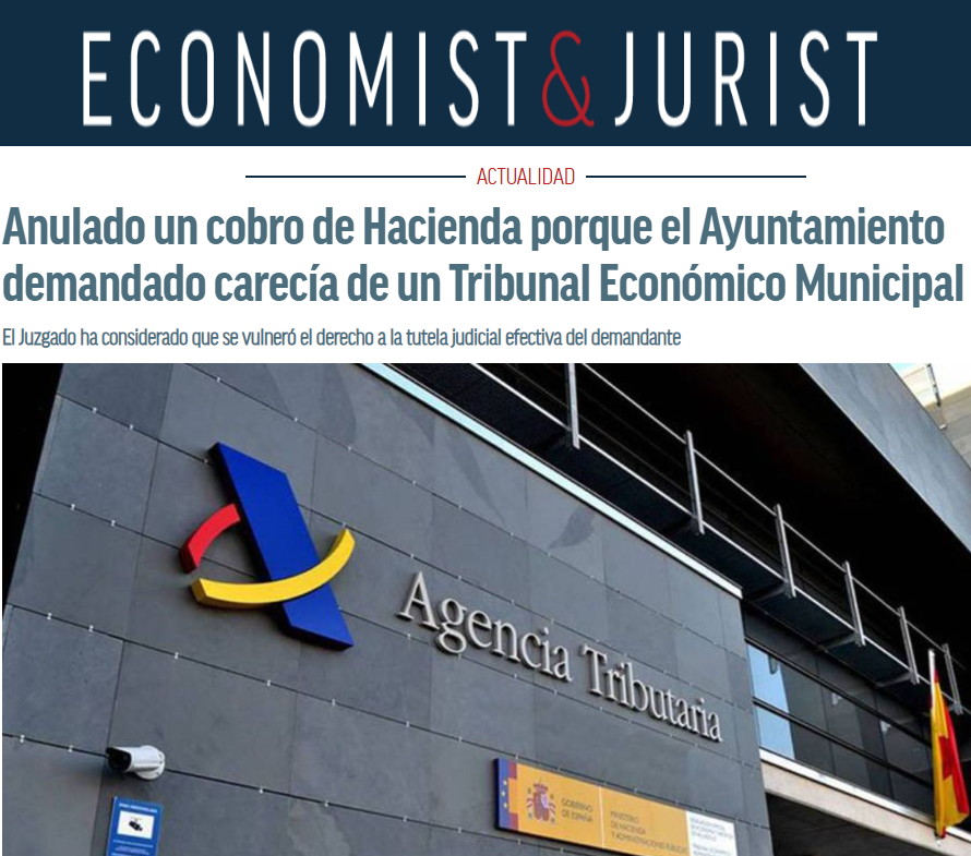 José María Salcedo (@jm_salcedo) on Twitter photo #EnLosMedios | 📰 Anulado un cobro de Hacienda porque el Ayuntamiento demandado carecía de un Tribunal Económico Municipal
economistjurist.es/actualidad-jur…
😊 Gracias a <a href="/ZarzosoSara/">Sara Zarzoso</a> y a <a href="/EconomistJurist/">Economist & Jurist</a> por hacerse eco de la sentencia del Contencioso 23 de Madrid que me dio la razón #EnLosMedios | 📰 Anulado un cobro de Hacienda porque el Ayuntamiento demandado carecía de un Tribunal Económico Municipal
economistjurist.es/actualidad-jur…
😊 Gracias a <a href="/ZarzosoSara/">Sara Zarzoso</a> y a <a href="/EconomistJurist/">Economist & Jurist</a> por hacerse eco de la sentencia del Contencioso 23 de Madrid que me dio la razón