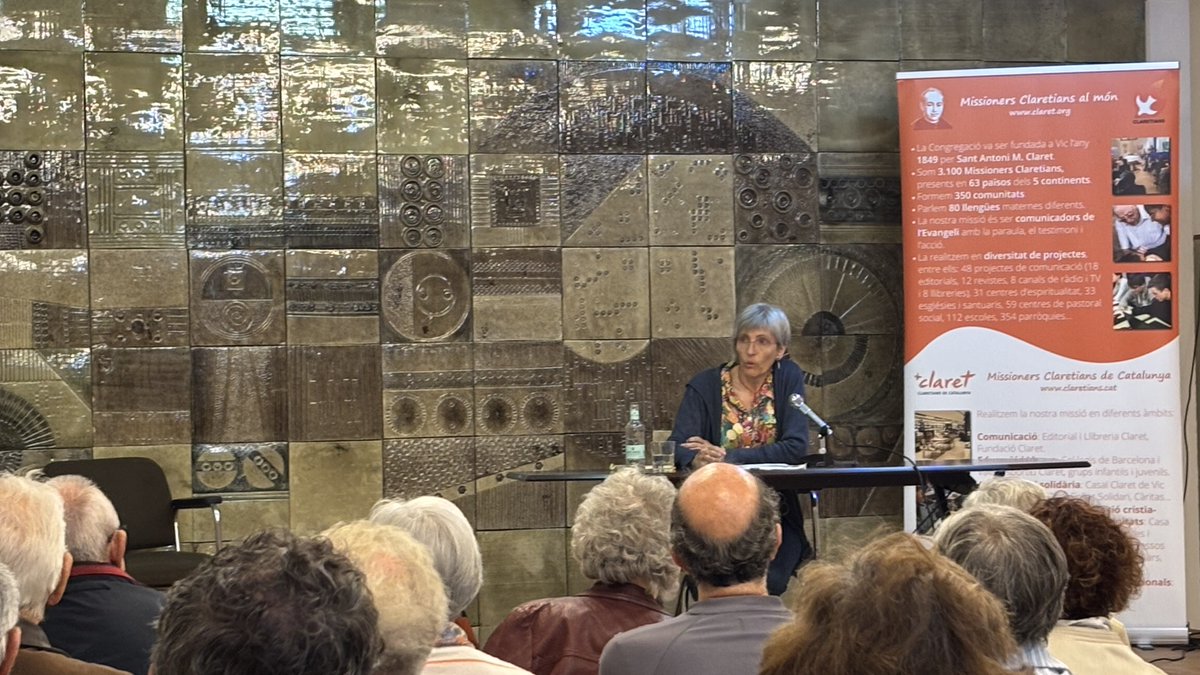 🟠 Mar Galceran (<a href="/MarGalceran1/">Mar Galceran</a>) reflexiona sobre l’esperança cristiana al Centre Pare Claret de Girona.

🙏 Amb la seva sensibilitat i profunditat, ha ofert una reflexió sobre el sentit cristià de l’esperança i l’alegria.

👉 Notícia completa: claretpaulus.org/ca/2025/04/25/…