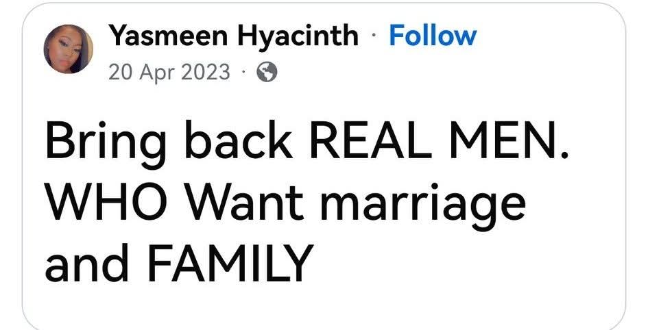 Bring back virgins