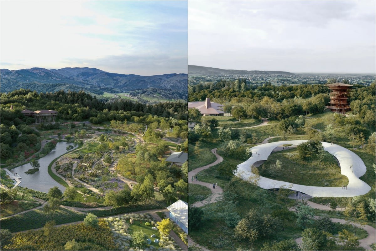 ゴールドウインが創業地・富山に大規模な複合型アウトドア施設を建設。2027年初夏に開業予定。敷地面積は約40ヘクタールで、遊具やヴィラを用意する。 fashionsnap.com/article/2025-0…