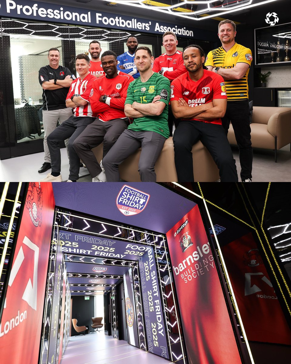 PFA (@pfa) on Twitter photo Match worn, former clubs and favourite shirts. ā½ļøš
Itās #FootballShirtFriday at the PFA. Our team are supporting the <a href="/BobbyMooreFund/">Bobby Moore Fund</a> for <a href="/CR_UK/">Cancer Research UK</a>.
#WearShareDonate Match worn, former clubs and favourite shirts. ā½ļøš
Itās #FootballShirtFriday at the PFA. Our team are supporting the <a href="/BobbyMooreFund/">Bobby Moore Fund</a> for <a href="/CR_UK/">Cancer Research UK</a>.
#WearShareDonate