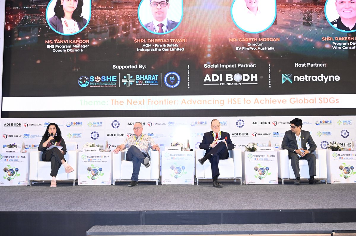Transform_HSE's tweet photo. We are delighted to share a glimpse of the Technical Session - II at @TransformHSE_25!
๐ 17th of April 2025 at Yashobhoomi, IICC, Dwarka, New Delhi
#THSE25 #TransformHSE #TransformHSE2025 #SDGs #GlobalSDGs https://t.co/UdVRux2zJ5