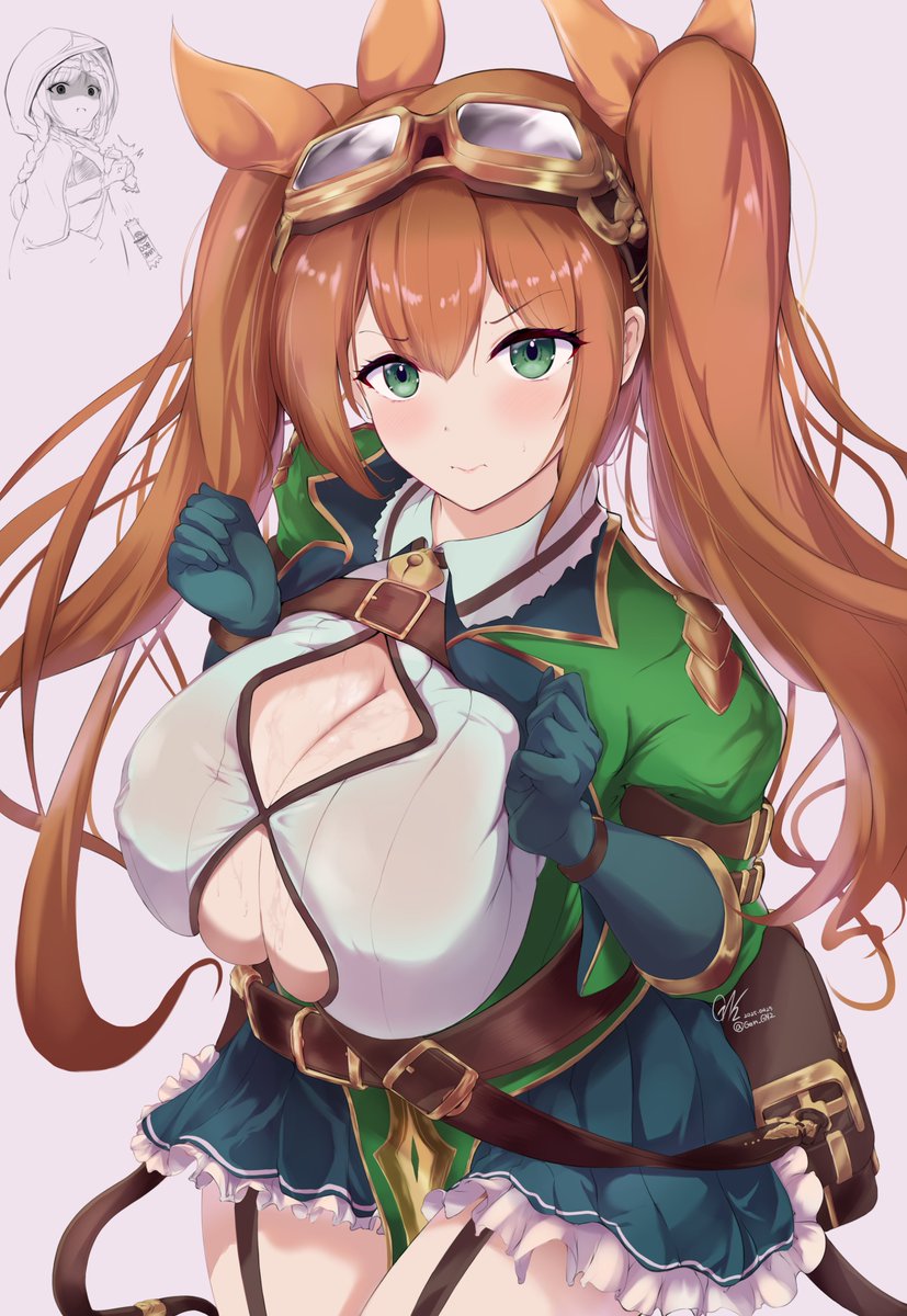 極重巨砲なフレデリカさん。
#アイギスお絵かき
