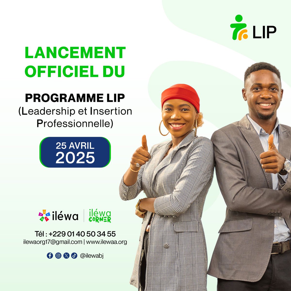 🎉 C’est le jour J !

Aujourd’hui marque le lancement officiel de nos jeunes LIP : 10 jeunes engagé·e·s, prêt·e·s à faire bouger les choses ! ✊🏾✨

Ils et elles développeront des  compétences, qui les aideront à mener des actions concrètes pour la santé, les droits et le