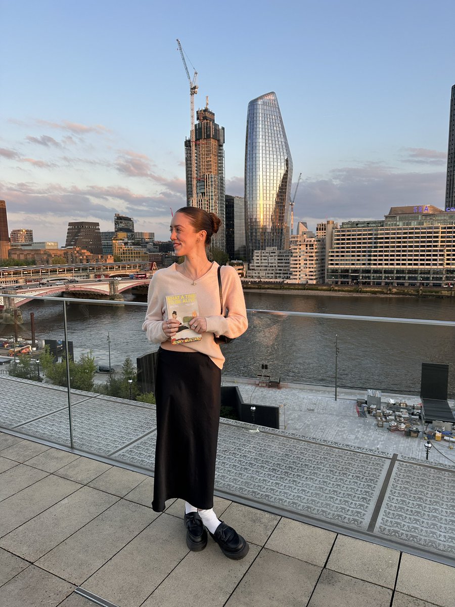 celebrating the publication of jenny mustard's new book "what a time to be alive" 🌷🤍
