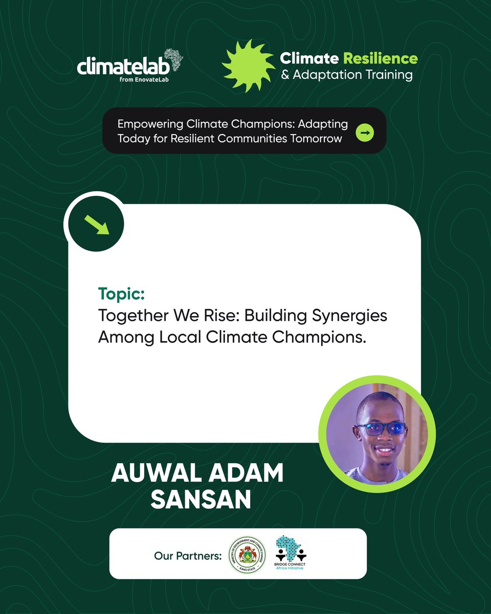 Enovatelab's tweet photo. Auwal Adam Sansan (@sir_sansan) is a youth development advocate, HR consultant, and founder of Skill Axis Kano. With over five years of experience, he has led impactful projects in health, education, and community development. A YALI alumnus and award-winning leader, Auwal is https://t.co/gIOlqtwhCA
