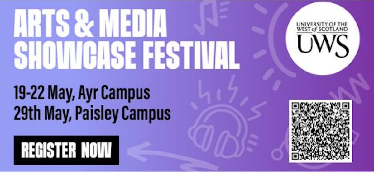 Wednesday 21 May - 10am-4.30pm - Ayr
10-12pm

Showcase of Student Documentary Work by our BA Journalism/BA (Hons) Journalism (Sport).