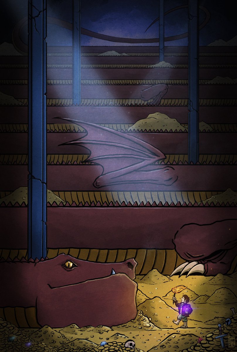 'I might have guessed it', said Bilbo. 'Truly there can nowhere be found the equal of Lord Smaug the Loooooong.
🐍🐍🐍
#украрт #smaug #LOTR