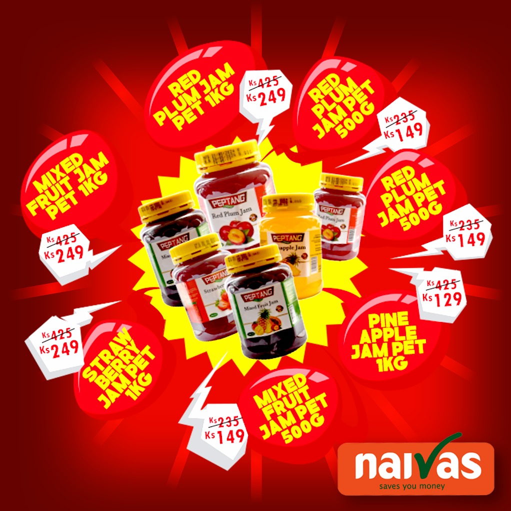 peptang_ke's tweet photo. Crazy Peptang Jam offers running this weekend at @Naivas Supermarket. Grt yourself one today. #peptangat90 #jams #OfferSale https://t.co/CDzghNRSdO
