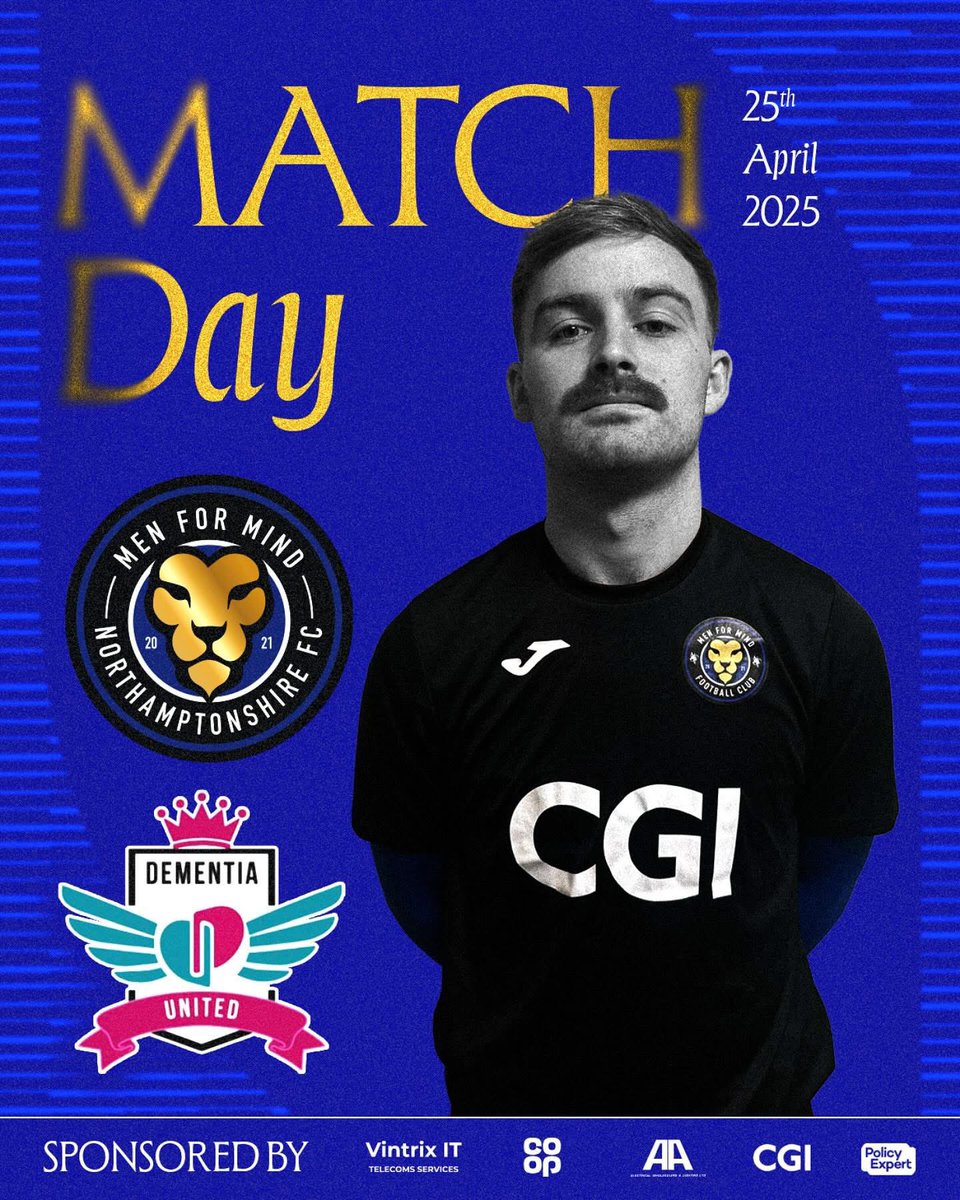 Men For Mind FC (@menformindfc) on Twitter photo ๐ตโซ๏ธ Match Day for MFM Northamptonshire โซ๏ธ๐ต
Tonight, an 18 man squad travels to <a href="/BedfordTown/">(C) ๐๐ฒ๐ฑ๐ณ๐ผ๐ฟ๐ฑ ๐ง๐ผ๐๐ป ๐๐ | ๐๐๐ ๐ญ๐ต๐ฌ๐ด</a> to face Dementia United (KO 19:45). Our last match up ended in a 3-3 draw, and with lots of changes to both squads since mid 2024, it is set to be an exciting game!๐
#YourStoryMatters ๐ตโซ๏ธ Match Day for MFM Northamptonshire โซ๏ธ๐ต
Tonight, an 18 man squad travels to <a href="/BedfordTown/">(C) ๐๐ฒ๐ฑ๐ณ๐ผ๐ฟ๐ฑ ๐ง๐ผ๐๐ป ๐๐ | ๐๐๐ ๐ญ๐ต๐ฌ๐ด</a> to face Dementia United (KO 19:45). Our last match up ended in a 3-3 draw, and with lots of changes to both squads since mid 2024, it is set to be an exciting game!๐
#YourStoryMatters