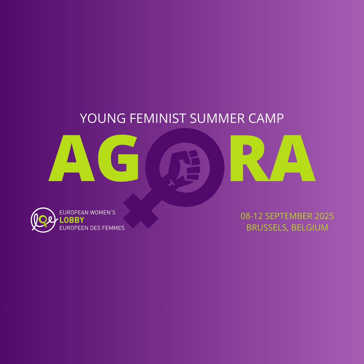 The EWL is once again hosting the #AGORA Summer  Camp in September, bringing together young feminists from across Europe  to Brussels for a 5-day gathering to explore feminism and learn from  each other.

🔗 Call for participants: womenlobby.org/calling-all-yo…
🗓️DEADLINE: 15 may 2025