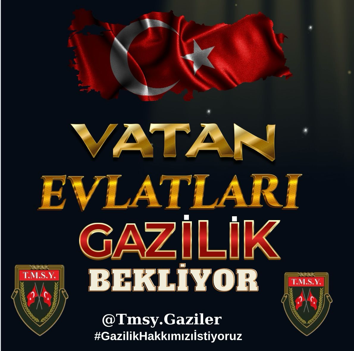 TMSY YÖRÜK ALİ SARI 2 (@alisar26694) on Twitter photo #GazilikHakkımızıİstiyoruz
SAYIN DEVLET BÜYÜKLERİMİZ TERÖRLE MÜCADELEDE YARALANAN SIVASIZ VE KERPİÇ EVLERİN ÇOÇUKLARI GAZİLİK ONURLARINI VE MADALYALARINI İSTİYOR
<a href="/RTErdogan/">Recep Tayyip Erdoğan</a>
<a href="/dbdevletbahceli/">Devlet Bahçeli</a>
<a href="/celebimehmet/">celebi59</a> <a href="/zorlu77/">Prof.Dr.Kürşad ZORLU</a>
<a href="/leventalyyildiz/">Levent Ali YILDIZ</a>
<a href="/mhrmkurt/">Muharrem KURT</a> <a href="/SayimMadak/">Dr. Sevim Sayım Madak 🇹🇷</a>
<a href="/MahinurOzdemir/">Mahinur Özdemir Göktaş</a> m1 #GazilikHakkımızıİstiyoruz
SAYIN DEVLET BÜYÜKLERİMİZ TERÖRLE MÜCADELEDE YARALANAN SIVASIZ VE KERPİÇ EVLERİN ÇOÇUKLARI GAZİLİK ONURLARINI VE MADALYALARINI İSTİYOR
<a href="/RTErdogan/">Recep Tayyip Erdoğan</a>
<a href="/dbdevletbahceli/">Devlet Bahçeli</a>
<a href="/celebimehmet/">celebi59</a> <a href="/zorlu77/">Prof.Dr.Kürşad ZORLU</a>
<a href="/leventalyyildiz/">Levent Ali YILDIZ</a>
<a href="/mhrmkurt/">Muharrem KURT</a> <a href="/SayimMadak/">Dr. Sevim Sayım Madak 🇹🇷</a>
<a href="/MahinurOzdemir/">Mahinur Özdemir Göktaş</a> m1