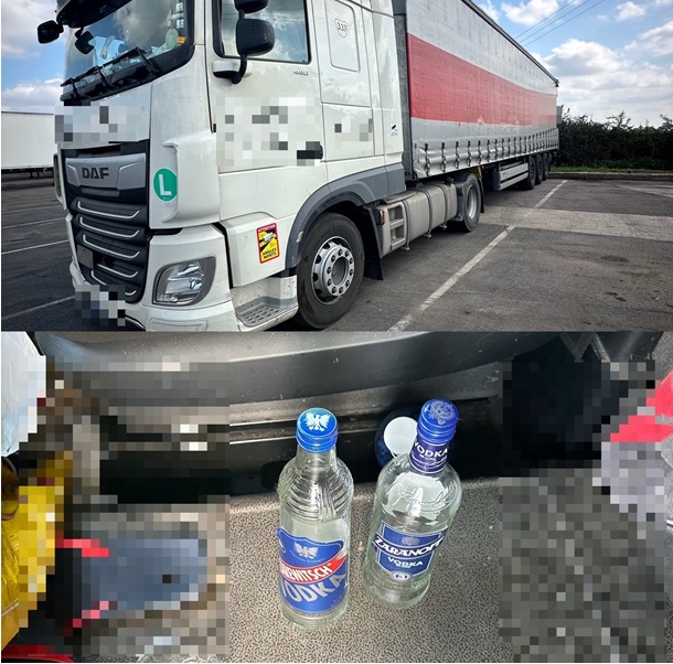 This Bulgarian HGV was seen stationary on the Hard Shoulder of the M4.

RPU officers went to enquire as to the reason for his presence, only to discover him to be highly intoxicated, providing a roadside reading of 100ųg!

Arrested, HGV removed to a safe location.
