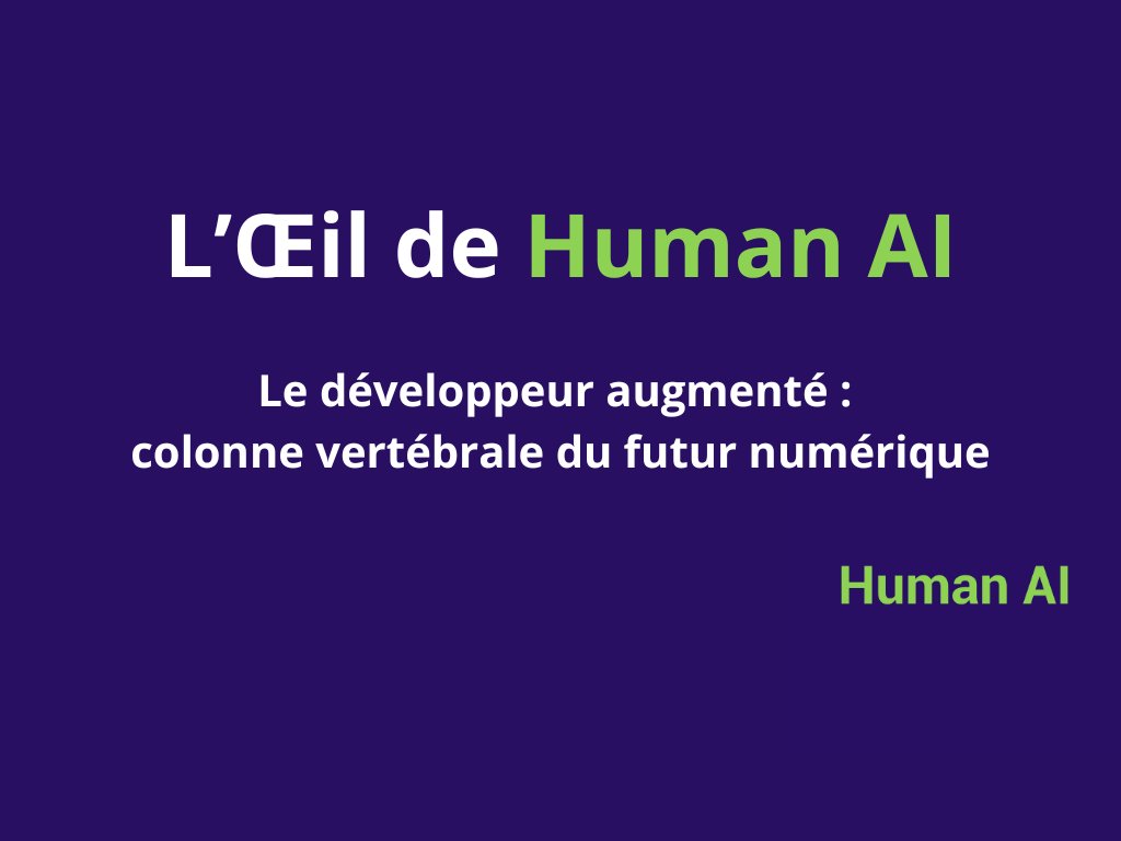 JrHumanAI's tweet image. 🎯 Former des développeurs face à l’IA ? 
📷 Oui, car l’humain donne sens et éthique à la technologie. 
📷 urlr.me/vMXpHt 
📷 MP pour recevoir le programme complet ! #HumanAI#IAéthique #FuturDuTravail #DéveloppeurAugmenté