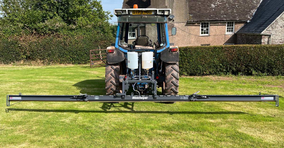 Micron’s WeedWiper works where a sprayer can’t go, killing weeds and keeping plants safe below.

microngroup.com/weed-wiper/

#nodrift #driftreductiontechnology #weedcontrol #tractor #atv #conservation #grassland #cropprotection #farmlife #sustainability #farming #agriculture
