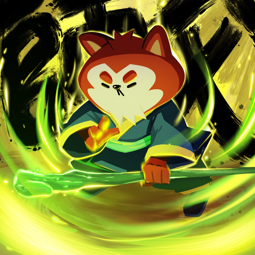 Shifu isn’t just mastering kungfu, he’s channeling energy. Shifu staff isn’t for show, it's pure power.