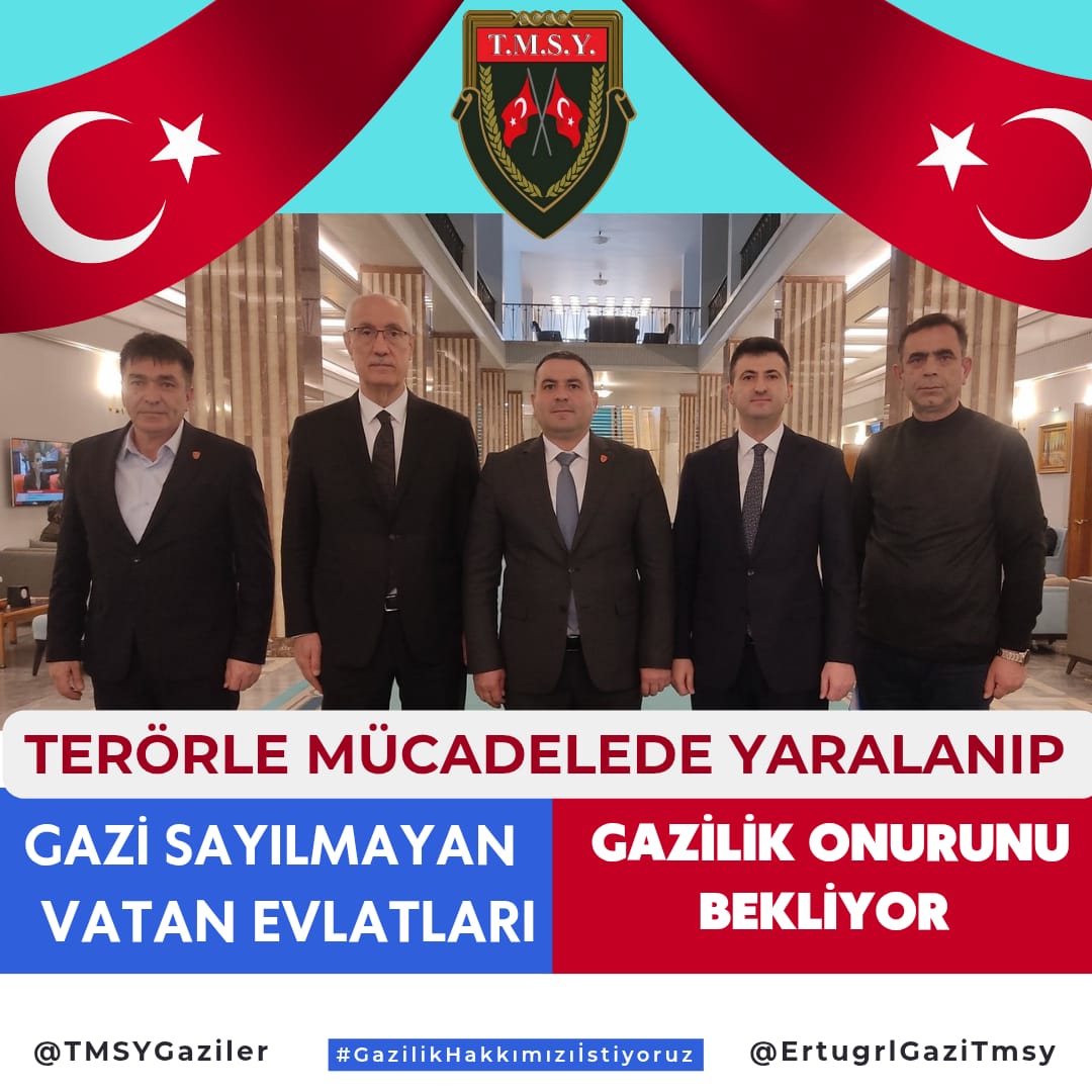 T.M.S.Y Mehmet Yalçın (@mehmetyalcin_66) on Twitter photo 🇹🇷BAYRAK🇹🇷
KURŞUN YEDİK
ŞARAPNEL YEDİK
👇
#GazilikHakkımızıİstiyoruz
<a href="/RTErdogan/">Recep Tayyip Erdoğan</a>
<a href="/_cevdetyilmaz/">Cevdet Yılmaz</a>
<a href="/dbdevletbahceli/">Devlet Bahçeli</a>
<a href="/MahinurOzdemir/">Mahinur Özdemir Göktaş</a>
<a href="/drbetulsayan/">Dr.Betül Sayan Kaya 🇹🇷</a>
<a href="/avabdullahguler/">Abdullah Güler</a>
<a href="/FeyziBerdibek1/">Feyzi Berdibek🇹🇷</a>
<a href="/celebimehmeta/">Mehmet Ali Çelebi</a>
<a href="/MvDrHasanArslan/">Dr. Hasan Arslan</a>
<a href="/ifarukaksu/">İsmail Faruk Aksu</a>
<a href="/kocakkonuralp/">Konur Alp Koçak</a>
<a href="/SayimMadak/">Dr. Sevim Sayım Madak 🇹🇷</a>
<a href="/leventalyyildiz/">Levent Ali YILDIZ</a> <a href="/mhrmkurt/">Muharrem KURT</a> zğ 🇹🇷BAYRAK🇹🇷
KURŞUN YEDİK
ŞARAPNEL YEDİK
👇
#GazilikHakkımızıİstiyoruz
<a href="/RTErdogan/">Recep Tayyip Erdoğan</a>
<a href="/_cevdetyilmaz/">Cevdet Yılmaz</a>
<a href="/dbdevletbahceli/">Devlet Bahçeli</a>
<a href="/MahinurOzdemir/">Mahinur Özdemir Göktaş</a>
<a href="/drbetulsayan/">Dr.Betül Sayan Kaya 🇹🇷</a>
<a href="/avabdullahguler/">Abdullah Güler</a>
<a href="/FeyziBerdibek1/">Feyzi Berdibek🇹🇷</a>
<a href="/celebimehmeta/">Mehmet Ali Çelebi</a>
<a href="/MvDrHasanArslan/">Dr. Hasan Arslan</a>
<a href="/ifarukaksu/">İsmail Faruk Aksu</a>
<a href="/kocakkonuralp/">Konur Alp Koçak</a>
<a href="/SayimMadak/">Dr. Sevim Sayım Madak 🇹🇷</a>
<a href="/leventalyyildiz/">Levent Ali YILDIZ</a> <a href="/mhrmkurt/">Muharrem KURT</a> zğ