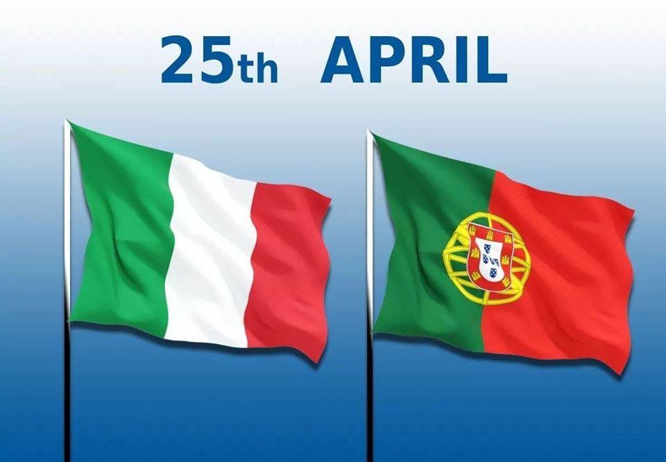 Today is Liberation Day from the fascist regimes in 🇮🇹 Italy and 🇵🇹 Portugal.

May 🇺🇦 Ukraine and 🇬🇪 Georgia also free themselves from their oppressor: Russia!
