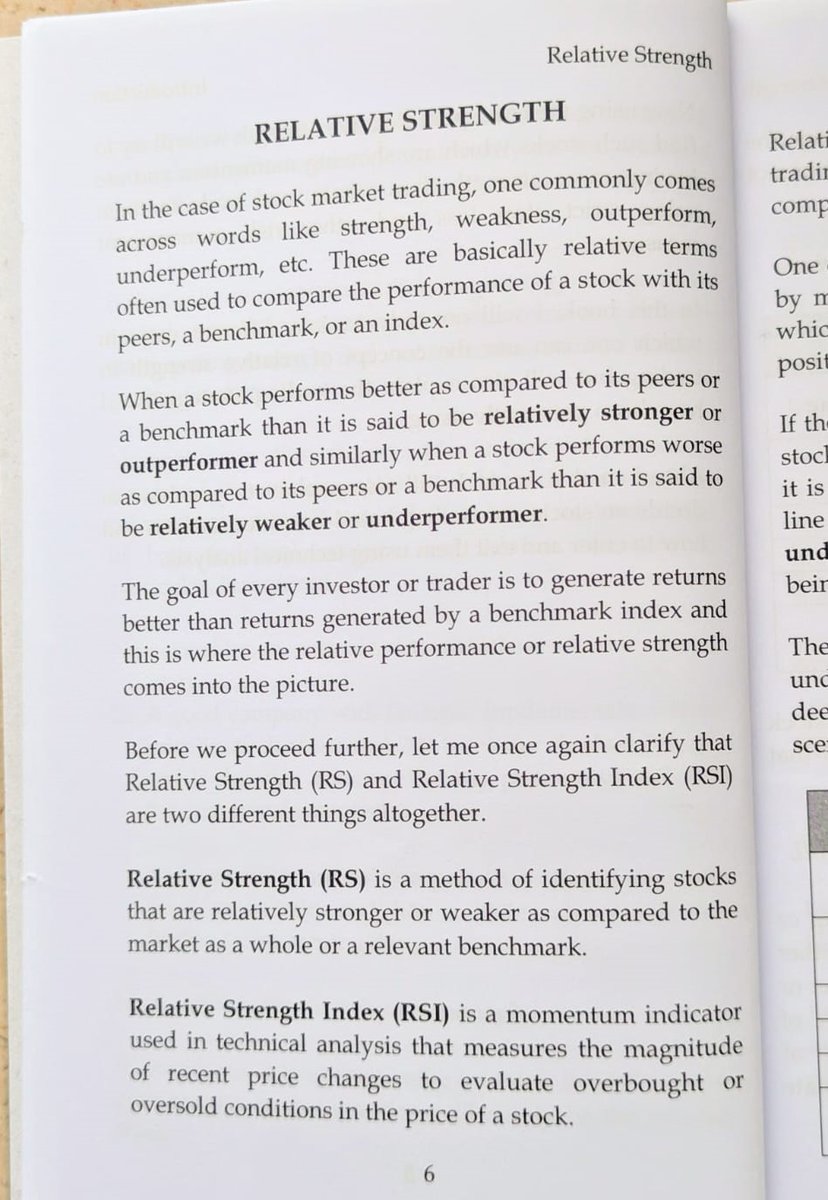 BuzzingstockH's tweet image. Relative Strength ≠ RSI

Confused between RS &amp;amp; RSI? You're not alone!

RS = Compares performance vs benchmark
RSI = Momentum indicator for overbought/oversold levels

Source : Relative Strength With Technical Analysis 📘 by @YTA_School (Yogesh Bhavsar)

#TechnicalAnalysis