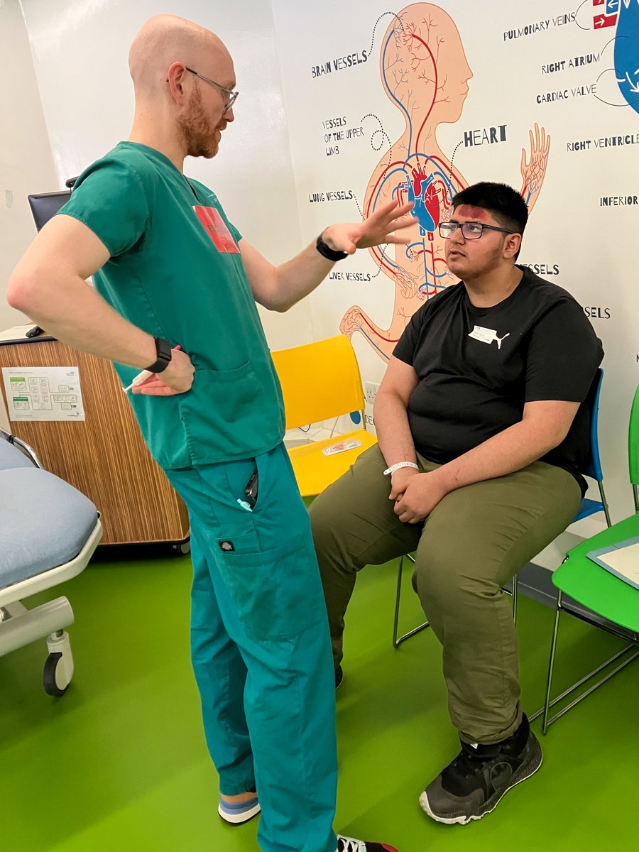 LancsHealthAcad's tweet image. “A gas explosion. Blood. Bruises. Controlled chaos.”

Canon Slade students didn’t just see emergency medicine—they lived it.

For the first time, they joined a major incident simulation with @LancsHospitals.

👀 Read all about it 👇

#MAJAX #FutureMedics #MedicalSimulation