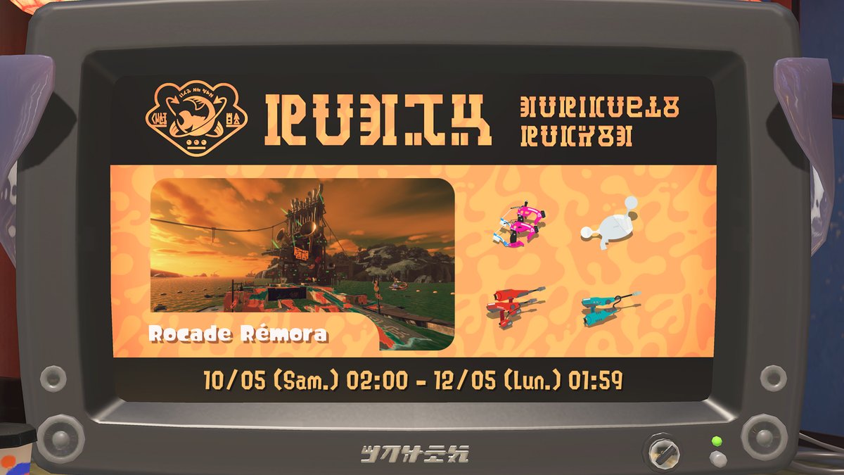 Splatoon_FRA's tweet image. Avis aux intrépides, M. Ours recrute des volontaires pour le prochain défi œuf sup&apos; qui aura lieu le 10 mai dans Splatoon 3 !