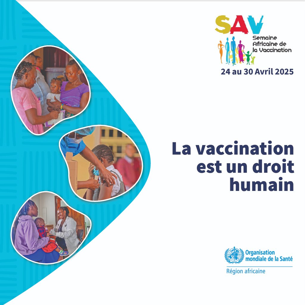 La vaccination est un droit humain !

Les vaccins préviennent les maladies et aident à maintenir les personnes et les communautés en bonne santé, allégeant ainsi la pression sur les systèmes de santé.
Ensemble, renforçons nos systèmes de vaccination et protégeons nos communautés