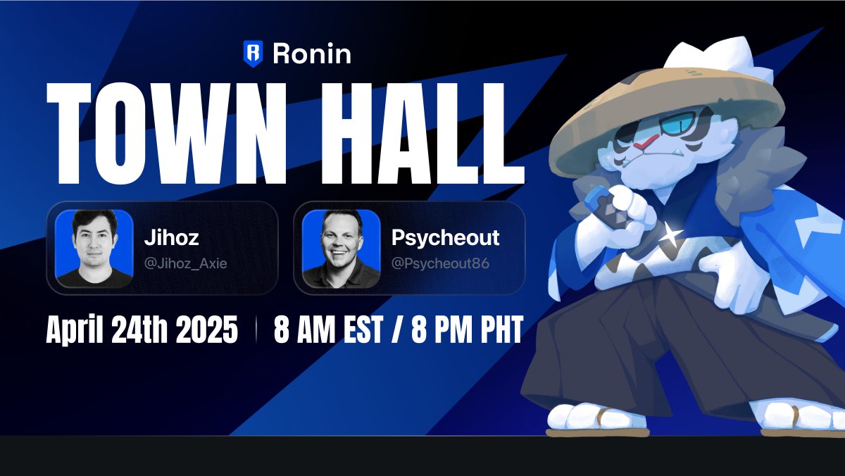 Ronin_Network's tweet photo. Watch on YouTube: https://t.co/j459JholSN https://t.co/nCujDenYzs