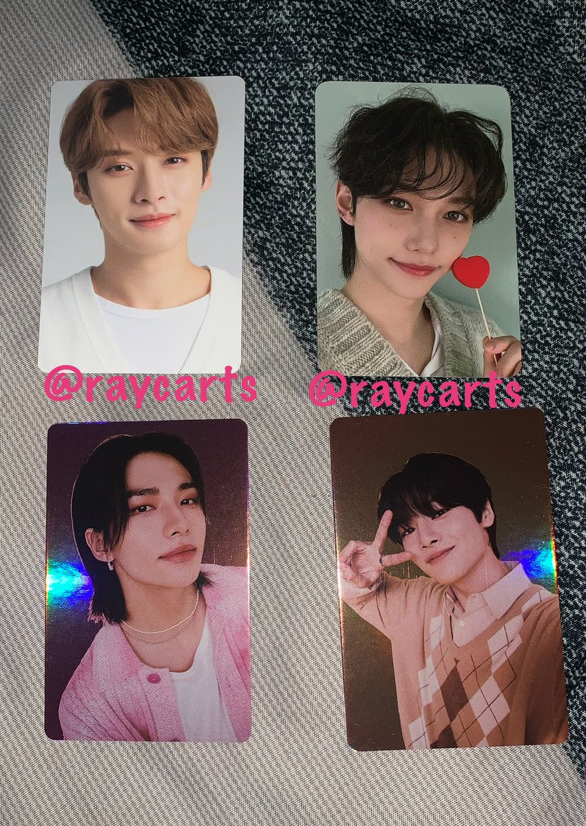 raycarts's tweet photo. wts want to sell ada yg cari pc pc ini? tekol 180k kemahalan tidak ya 😞😞💔 udh lama gak ngikutin

lee  know lino felix hyunjin hj i.n jeongin https://t.co/zLxbe8S340
