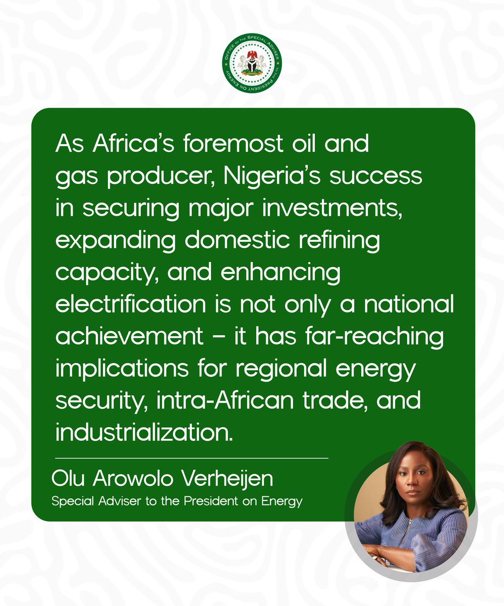 As Africa's foremost Oil and Gas Producer....