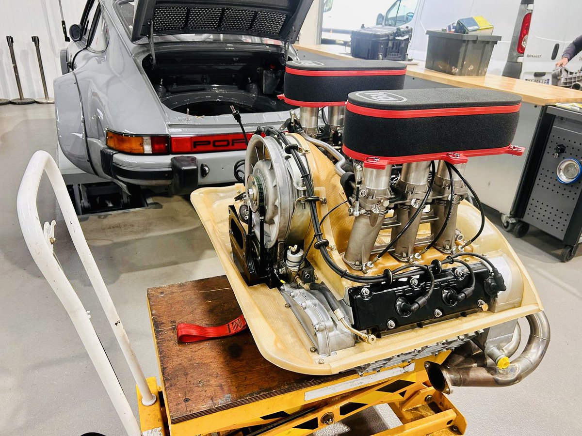 New engine for the Porsche 911 SC 3l Gr4, with our last evos 🚀👌