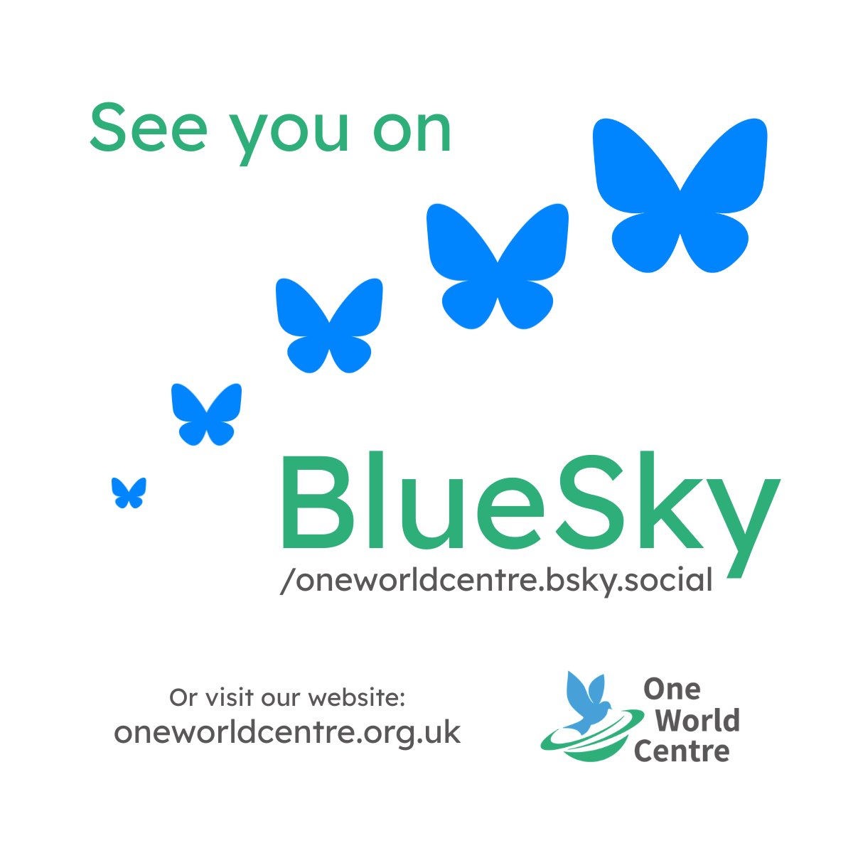 We're wrapping things up here but come &amp; find us on BlueSky, or visit our website to get in touch

🦋bsky.app/profile/onewor…

🕸️oneworldcentre.org.uk